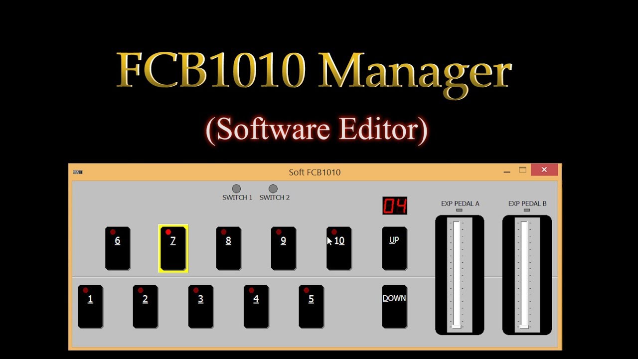 Fcb1010 software